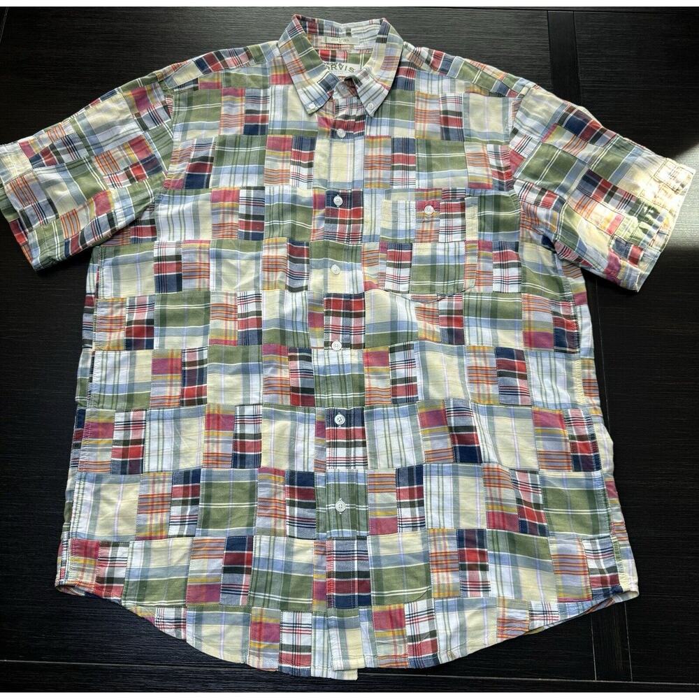 Orvis Multicolor Plaid Casual Button Down Shirt